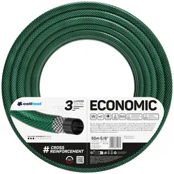 Cellfast - ECONOMIC Gartenschlauch mit 3 Lagen, 15mm Durchmesser und einer Länge von 50 Metern