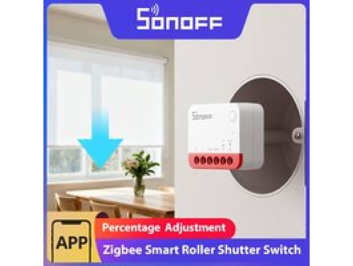 SONOFF MINI-ZBRBS Zigbee Smart Rolluikschakelaar Mini-formaat Smart Scene Signaalversterker Transformeren Gordijnen Sonoff Zigbee Hub