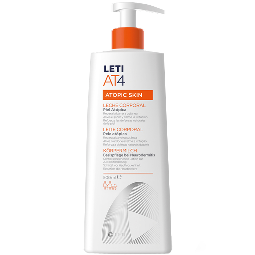 Leti at4 Atopic Skin Body Milk 500mL