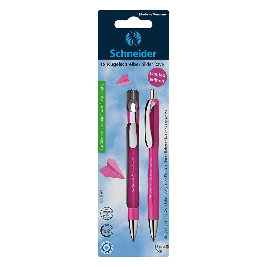 Schneider Slider Rave XB Automatischer Kugelschreiber Pink (1x) (57344127)