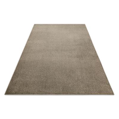 Teppich WECON HOME "Tim", beige (beige,meliert), B:166cm H:12mm L:240cm, Polyester, Teppiche, Teppich, einfarbig, meliert, modern, pflegeleicht, Wohnzimmer, Schlafzimmer