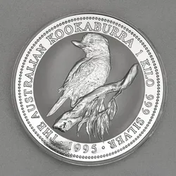 Silbermünze 1kg "Kookaburra" 1995 (Australien)