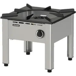 KBS Gastrotechnik Gas Hockerkocher mit 13 kW Hochleistungsbrenner