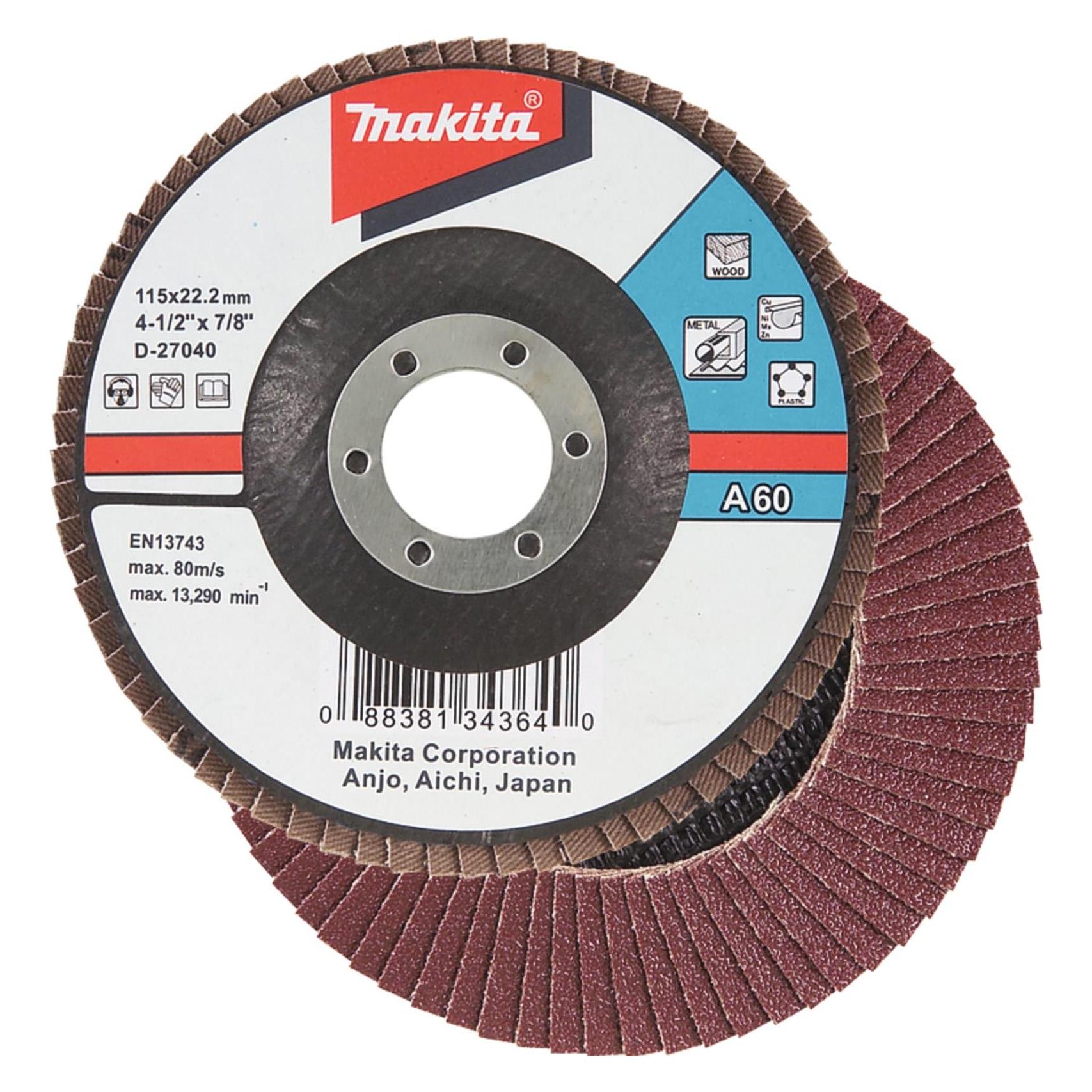 Makita Fächerschleifsch. 115mm A60 (60, A60) (D-27040)