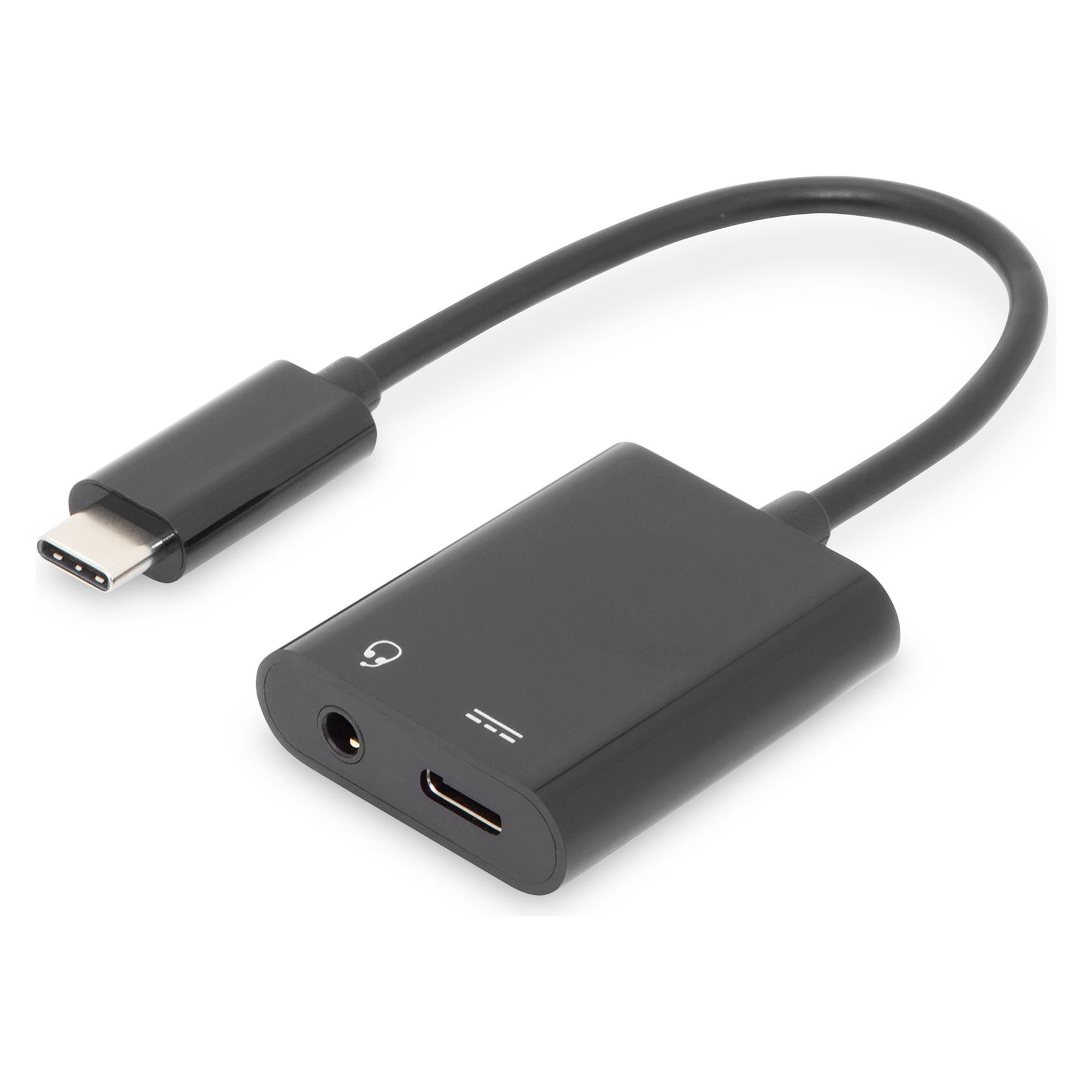 Digitus USB Typ C - 3.5mm Klinke| USB Typ C (USB-C, 2 Ports) (AK-300400-002-S)