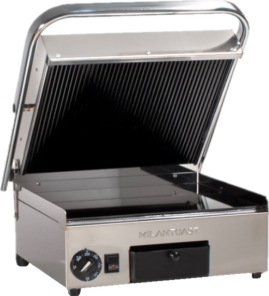 MILANTOAST-Mittlere glatte gerippte Glaskeramikplatte 220-240 V 1,99 kW