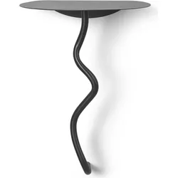 Curvature Wandtisch Schwarzmessing
