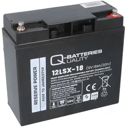 Q-Batteries 12LSX-18 12 V 19,6 Ah AGM 10-Jahres-Akku