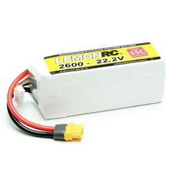 LemonRC Modellbau-Akkupack (LiPo) 22.2 V 2600 mAh Zellen-Zahl: 6 35 C Softcase XT60 15752