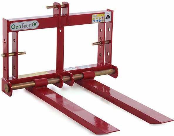 GeoTech D1200 - Palettengabel für Traktor - Heckgabel - Tragfähigkeit 1200 Kg
