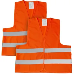 LEINA-WERKE Warnwesten orange Einheitsgröße