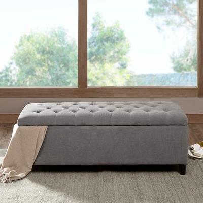 Jla Home/Furniture & Decor Leona Storage Bench , Dark Gray