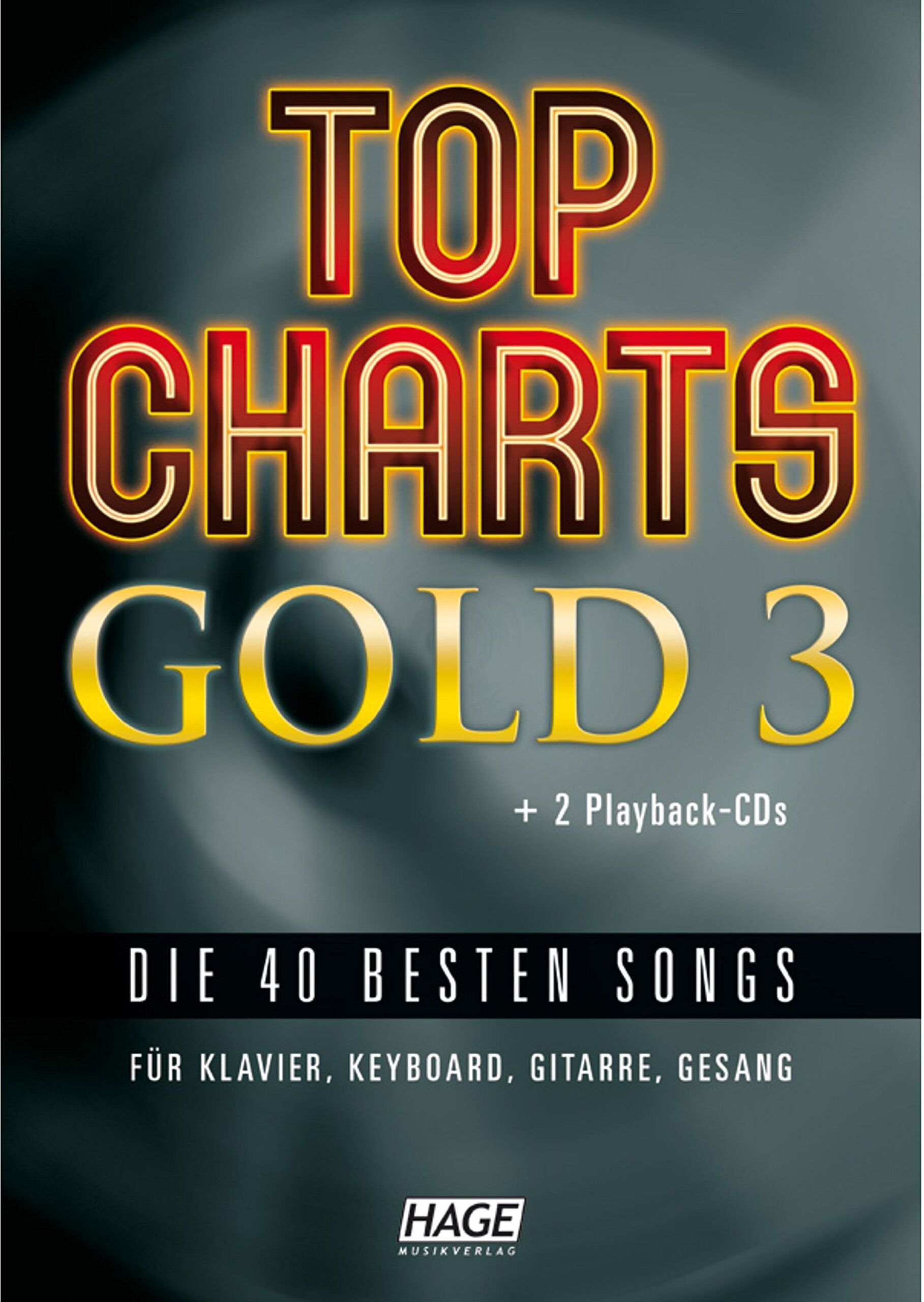 Top Charts Gold 3 (mit 2 CDs): Eine weitere geniale Sammlung der 40 besten Popsongs der letzten Jahre. (Top Charts Gold / Die 40 besten Songs für Klavier, Keyboard, Gitarre und Gesang) - Preis vom 19.10.2026 19:33:35 h