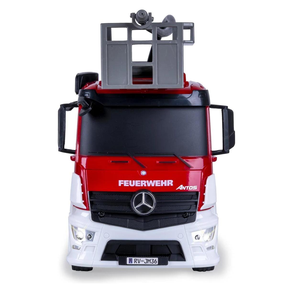 Jamara Feuerwehr Drehleiter Mercedes -Benz Antos 1:26 2,4GHz mit Spritzfunktion (407300)