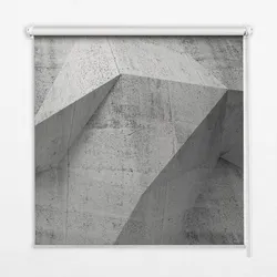 INNENROLLO - Fensterrollo - Rollo - 70x140 cm - 3D-Steinwand