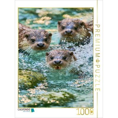 CALVENDO Puzzle Kleine Wellen, großes Glück | 1000 Teile Lege-Größe 64 × 48 cm Foto-Puzzle für glückliche Stunden, von , Calvendo Puzzle
