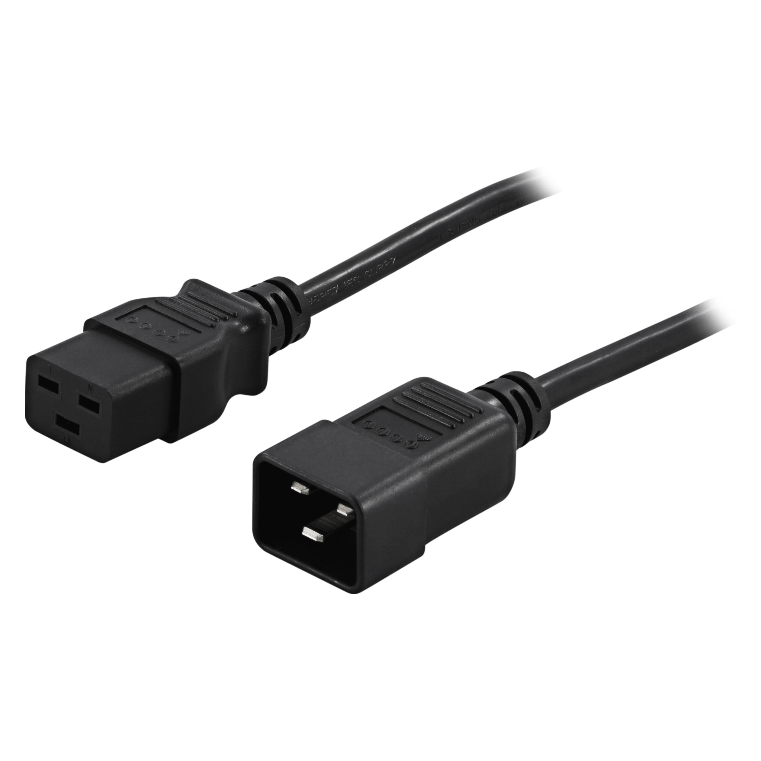 Deltaco DEL-112M-50 - forlaengerkabel t (0.50 m) (DEL-112M-50)