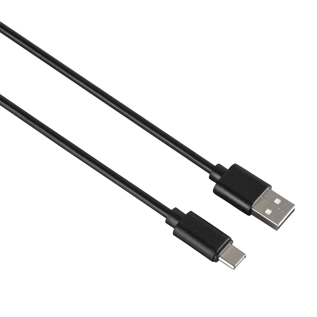 Hama 480 Mbit/s Stecker USB C auf USB A 0,9 m 200907 (Schwarz) 00200907