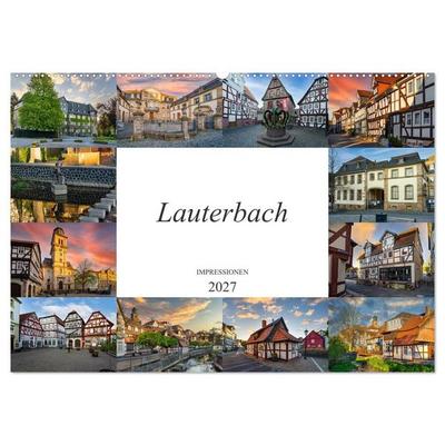 Lauterbach Impressionen (Wandkalender 2027 DIN A2 quer), CALVENDO Monatskalender