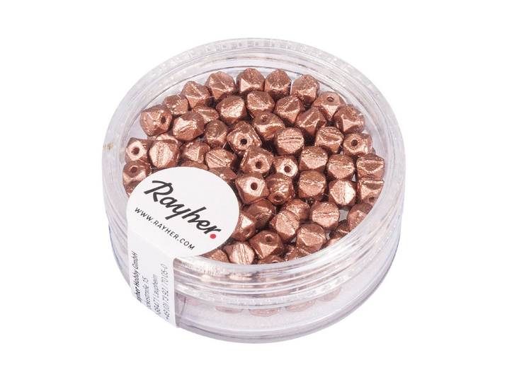 Rayher Antique Rocailles Kupfer 4 mm 120 Stück