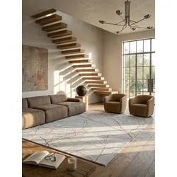Teppich Polyester Grau 160x230 cm - KAVALA   Kadima Design