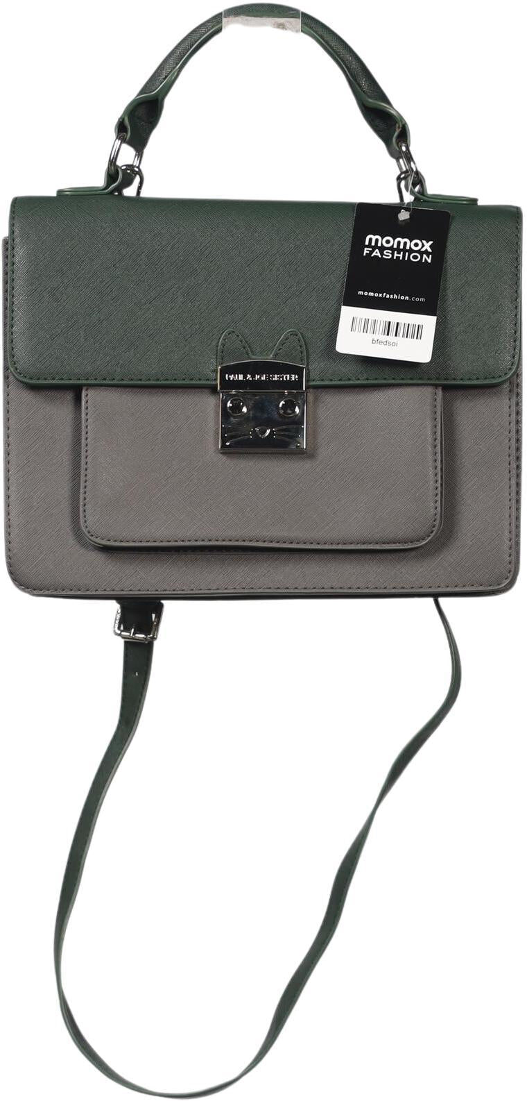 Paul & Joe Sister Damen Handtasche klein, Grün, Kunstleder - Second Hand