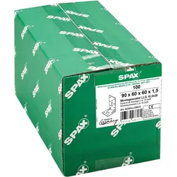 SPAX Montagewinkel LLG, 100 Stück - SXADLLG9615