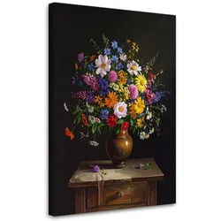 LEINWANDBILD Blumen 20x30cm