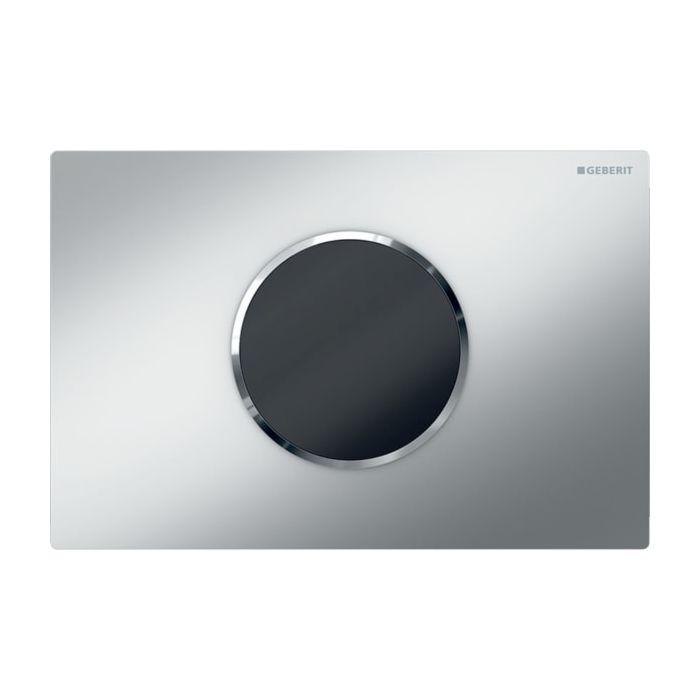 Geberit WC-Steuerung 115908KN6 Batteriebetrieb, 2-Mengen-Spülung, mattverchromt