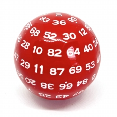 Dice4friends Würfel D100 Red-White 290180