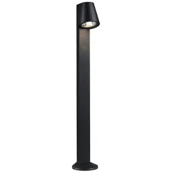 Paulmann LED Pollerleuchte Caissa Dämmerungsgesteuerter Bewegungsmelder (HF)IP44793mm 3000K 9W 700lm 230V 65° AnthrazitAluminium 94863