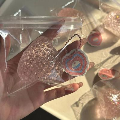 DynamicDeals Strawberry Bliss Slow Rebound Squishy Sensory Fidget Toy Stress Relief transparent 1pcs