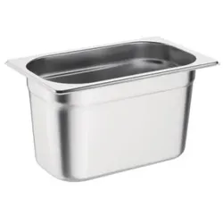 Vogue GN-Behälter Edelstahl 15cm GN1/4
