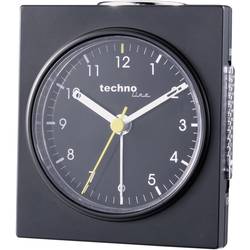 Techno Line Model Q schwarz Quarz Wecker Schwarz (matt) Alarmzeiten 1