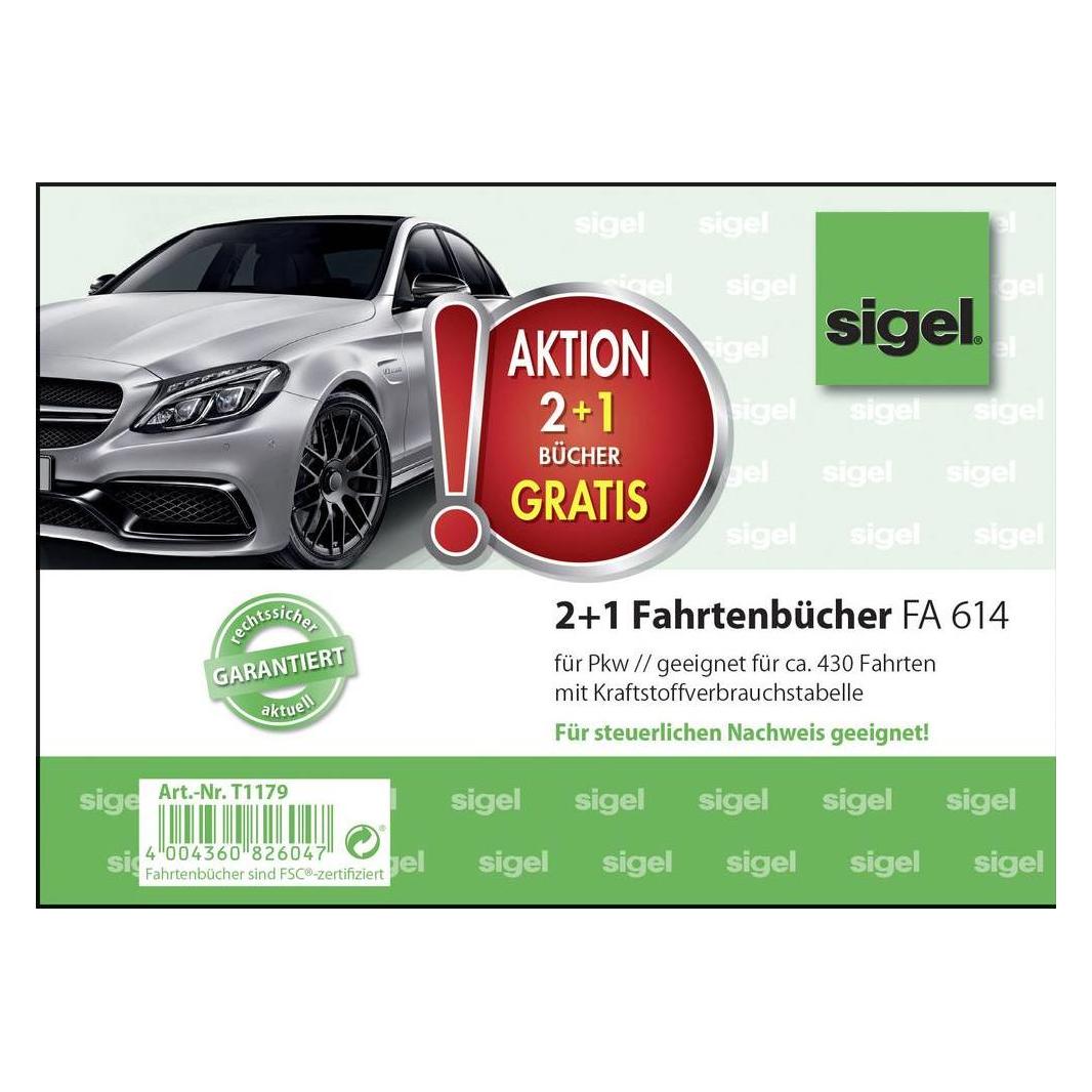 Sigel Fahrtenbücher für PKW (40x) (T1179)