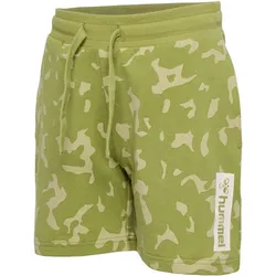 hummel hmlRUSH AOP Sweatshorts Jungen 6156 - green olive 128