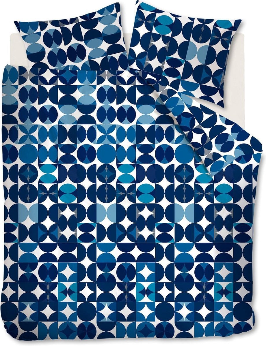 Beddinghouse Alster Dekbedovertrek Lits-jumeaux Blauw 240 x 220 cm