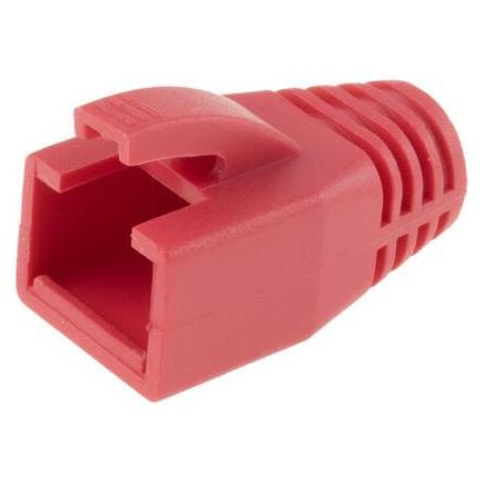 ACT RJ45 red boot for 7.0 mm cable. Colour: Red Cable boot rj45 7.0mm red (FA2004)