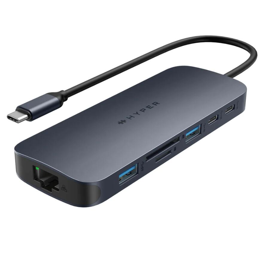 Hyper® HyperDrive EcoSmart™ Gen.2 Universal USB-C® 10-in-1 Hub w 140 W PD3.1 Power Pass-thru HD4005GL