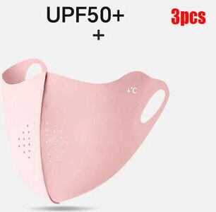 USA Free Shipping Shop Summer Ice Silk Cooling Face Mask For UV Protection & Outdoor Comfort pink