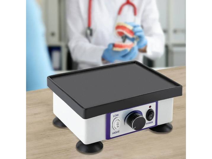 Plaque vibrante pour plâtre dentaire, oscillateur dentaire, vibrateur dentaire 120 W 220 V, petite plaque vibrante pour plâtre, agitateur pour dentistes