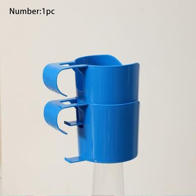 Market Central Pool Cup Holder Stand For Hot Tub, Bath And Poolside Drinks blue