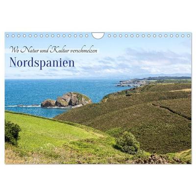 Nordspanien - wo Natur und Kultur verschmelzen (Wandkalender 2026 DIN A4 quer), CALVENDO Monatskalender
