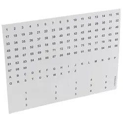 Legrand Zahlen Von 1-99 Buchstaben Von A-z 4969