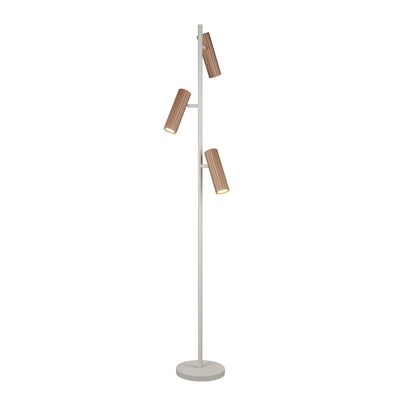 Trio Soka Design Vloerlamp Bruin Metaal Ø 37 cm
