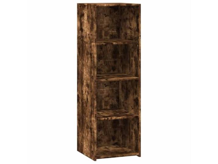 KGHFDVB Highboard Räuchereiche 40x41x124 cm Holzwerkstoff Viel Stauraum, Feuchtigkeitsbeständig, Pflegeleicht, Mit Wandhalterung