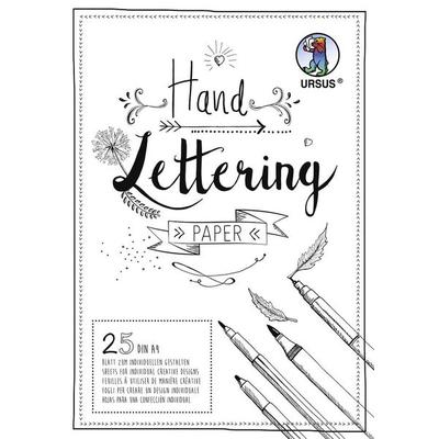 URSUS Handlettering Paper, DIN A4, weiß