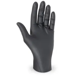 500x Nitril Einweghandschuhe puderfrei extrem reißfest schwarz Gr. S
