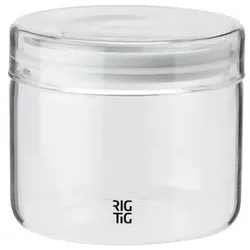 Rig-Tig Vorratsdose Store it 500 ml Glas Grau Hellgrau
