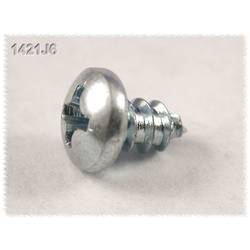 Hammond Electronics 1421J6 Befestigungsschraube selbstschneidend Stahl Natur 6 St.